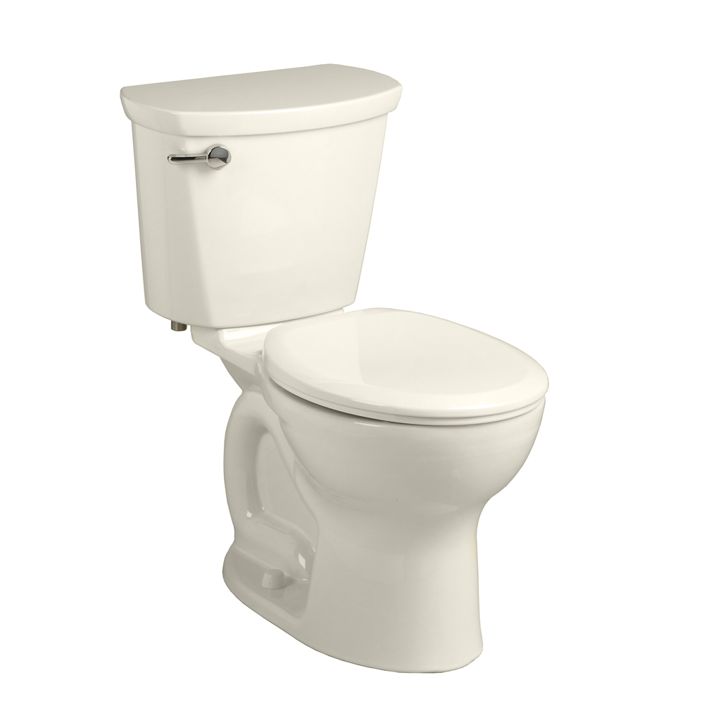 Toilette Cadet PRO, 2 pièces, 1,28 gpc/4,8 lpc, à cuvette au devant rond à hauteur de chaise, à encastrer 10 po, sans siège